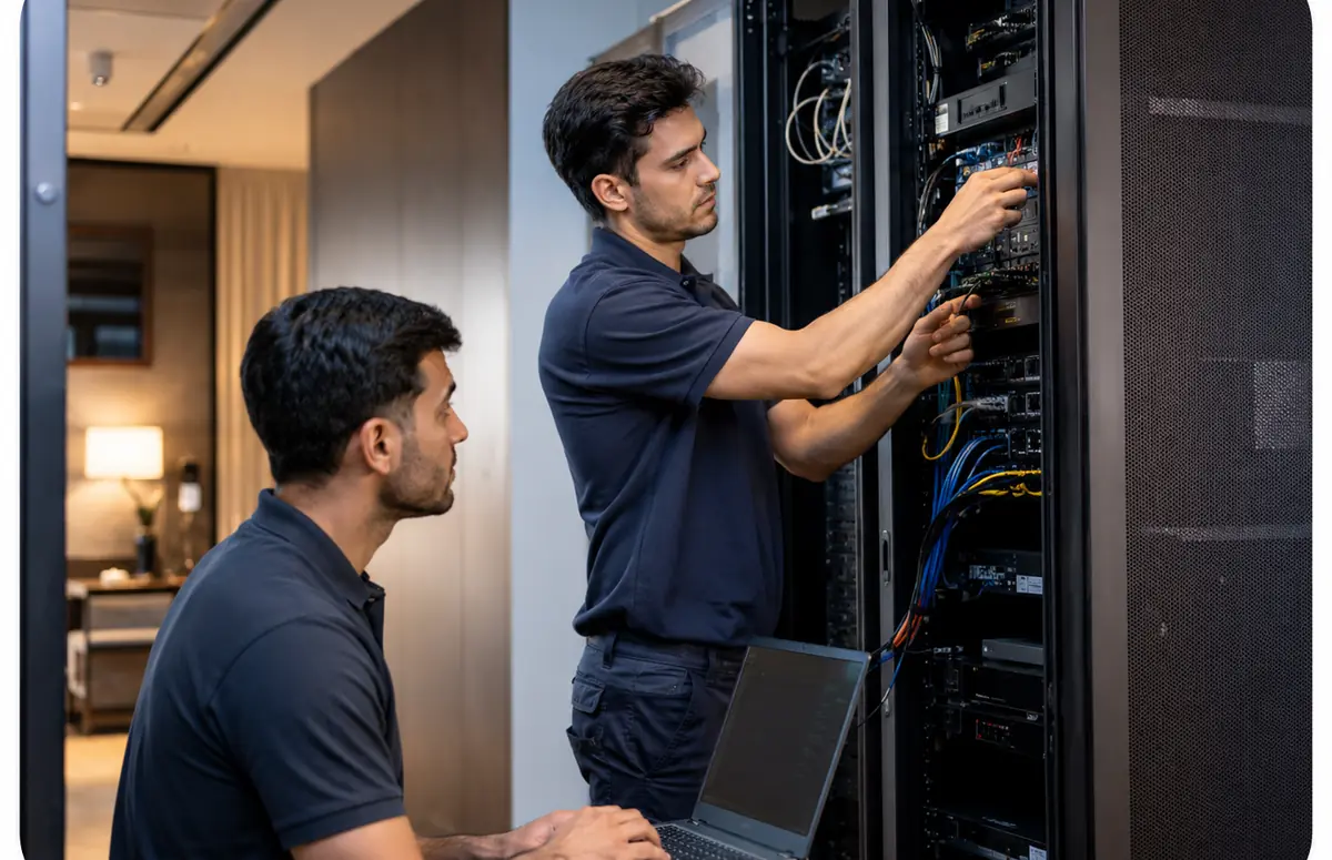 Technical services support visual